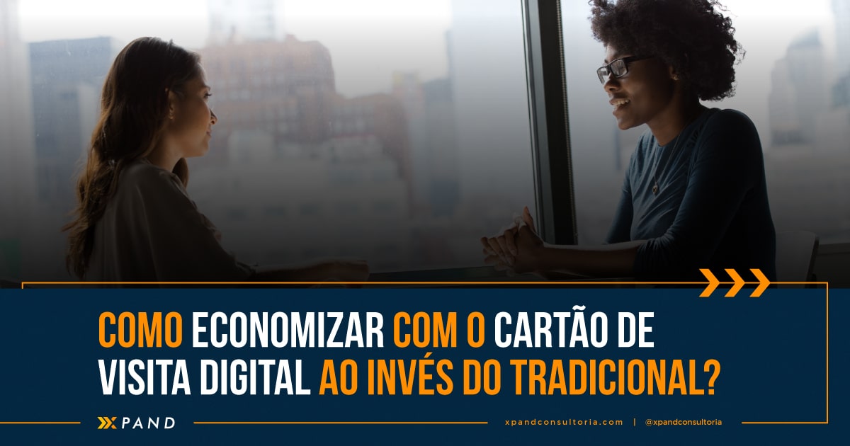 Como economizar com o cartão de visita digital ao invés do tradicional?